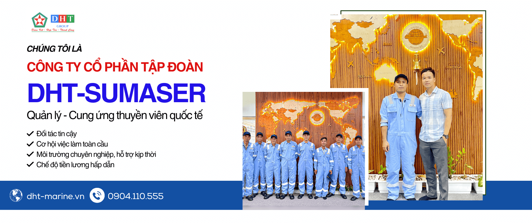 Chúng tôi là Công ty cổ phần tập đoàn Sumaser - DHT