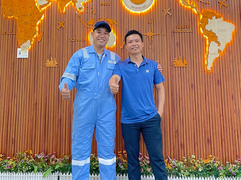 Niềm vui của thuyền viên trước khi nhập tàu